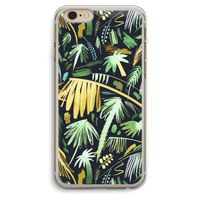 Tropical Palms Dark: iPhone 6 Plus / 6S Plus Transparant Hoesje