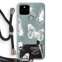 Tiny Bugs: Pixel 5 Transparant Hoesje met koord
