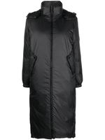 Yves Salomon parka réversible à design matelassé - Noir