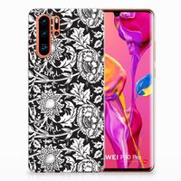 Huawei P30 Pro TPU Case Black Flowers