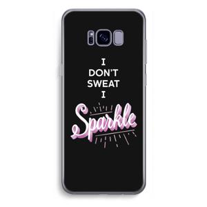 Sparkle quote: Samsung Galaxy S8 Plus Transparant Hoesje