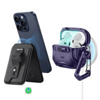 Cyber FlickLock Everyday-Carry Bundle for AirPods 4 - Dark Purple