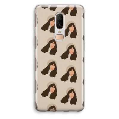 Bonjour mon amour: OnePlus 6 Transparant Hoesje