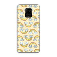 Regenboog: Xiaomi Redmi Note 9 Pro Transparant Hoesje