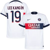 Paris Saint Germain Dri Fit ADV Match Shirt Uit 2023-2024 + Lee Kang In 19