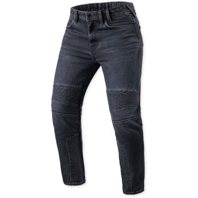 REV'IT! Moto 2 TF, Motorjeans heren, Donkerblauw Zwart Used lengte 34