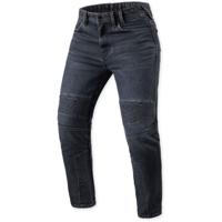 REV'IT! Moto 2 TF, Motorjeans heren, Donkerblauw Zwart Used lengte 34