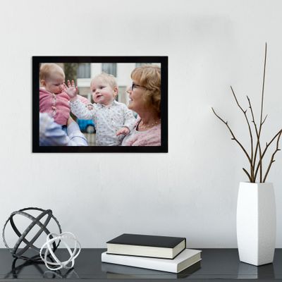 Glazen fotolijst met foto maken - 30x21 cm