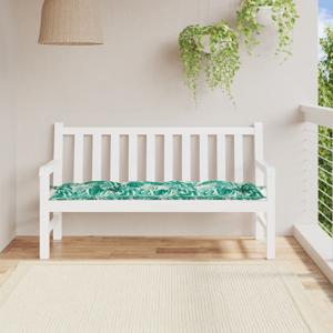 VidaXL Tuinbankkussen 150x50x7 cm oxford stof bladpatroon