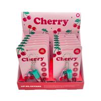 Cherry Kersen Lipolie Stick Sleutelhanger met bedeltje