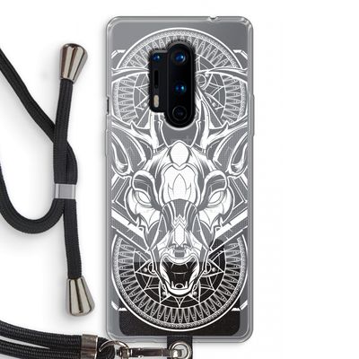 Oh Deer: OnePlus 8 Pro Transparant Hoesje met koord