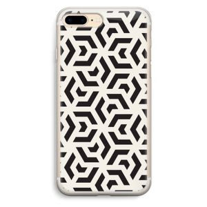 Crazy pattern: iPhone 7 Plus Transparant Hoesje