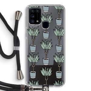 Boompje: Samsung Galaxy M31 Transparant Hoesje met koord