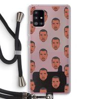 Kanye Call Me?: Samsung Galaxy A51 5G Transparant Hoesje met koord