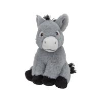 Nature Planet pluche ezel - 16 cm - knuffeldier - boerderij dieren