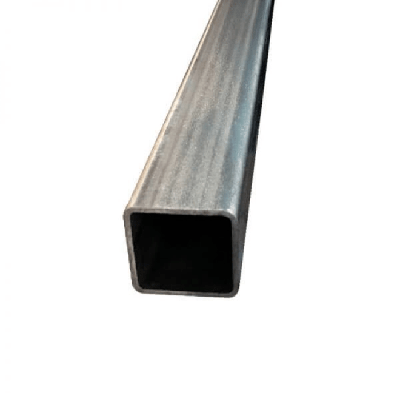 Zwart stalen koker 50x20x2 mm - per meter