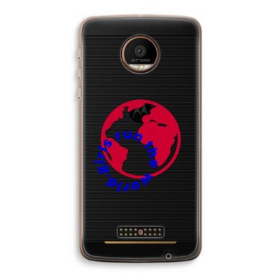 Run The World: Motorola Moto Z Force Transparant Hoesje