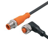 ifm Electronic EVC106 Verbindingskabel Aantal polen (sensoren): 3, 5 Stekker, recht, Bus, haaks 6 m 1 stuk(s)