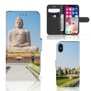 Apple iPhone X | Xs Flip Cover Boeddha