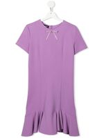 DSQUARED2 KIDS robe à ourlet péplum - Violet