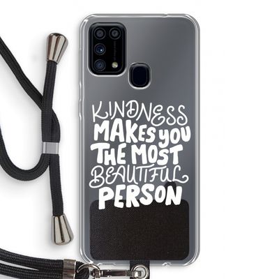 The prettiest: Samsung Galaxy M31 Transparant Hoesje met koord