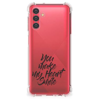 Samsung Galaxy A13 5G | A04s Telefoonhoesje met tekst Heart Smile Samsung Galaxy A13 5G | A04s Telefoonhoesje met tekst Heart Smile