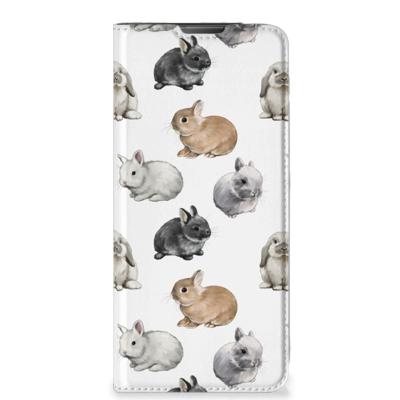 Smartphone hoesje voor Motorola Moto E20 Konijntjes