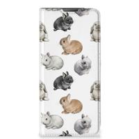 Smartphone hoesje voor Motorola Moto E20 Konijntjes