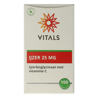 IJzer 25mg met vitamine C 100 Capsules
