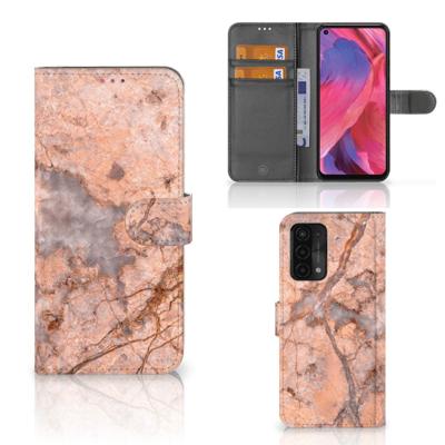 OPPO A54 5G | A74 5G | A93 5G | Bookcase | Marmer Oranje