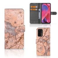 OPPO A54 5G | A74 5G | A93 5G | Bookcase | Marmer Oranje