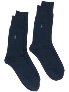 Polo Ralph Lauren chaussettes à logo - Bleu