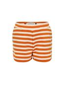 LOOXS Little Zomer sweat short meisjes gestreept - oranje