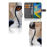 iPhone 14 Plus | Telefoonhoesje | Met pasjeshouder | Cheetah
