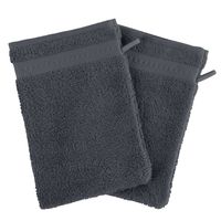 Clarysse Talis washandje 15x21 500gram Antraciet - 2 stuks - thumbnail