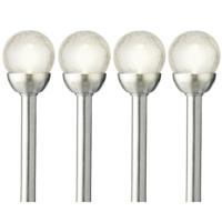 Lumineo LED tuinlampjes instekers - 10x - solar - ronde bol - 30 cm - tuinverlichting