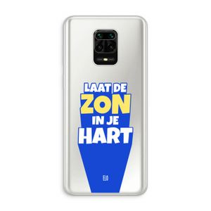 Laat de zon in je hart: Xiaomi Redmi Note 10 Lite Transparant Hoesje