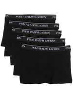 Polo Ralph Lauren lot de cinq boxers à taille à logo - Noir - thumbnail