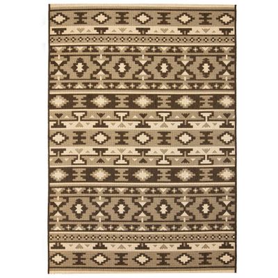 vidaXL Vloerkleed binnen/buiten 140x200 cm sisal look etnisch ontwerp vidaXL Vloerkleed binnen/buiten 140x200 cm sisal look etnisch ontwerp