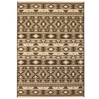 vidaXL Vloerkleed binnen/buiten 140x200 cm sisal look etnisch ontwerp - thumbnail