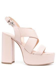 AGL sandales Petra en cuir - Rose