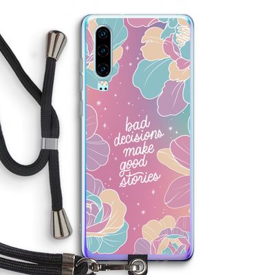Good stories: Huawei P30 Transparant Hoesje met koord