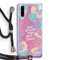 Good stories: Huawei P30 Transparant Hoesje met koord