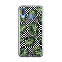 Geometrische jungle: Samsung Galaxy A40 Transparant Hoesje Geometrische jungle: Samsung Galaxy A40 Transparant Hoesje