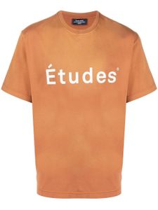 Etudes t-shirt Wonder Études à logo imprimé - Marron