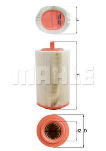 Luchtfilter MAHLE, u.a. für Mercedes-Benz
