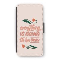 Optimistic flower girl: iPhone 12 Flip Hoesje