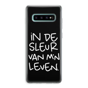 De Sleur: Samsung Galaxy S10 Plus Transparant Hoesje