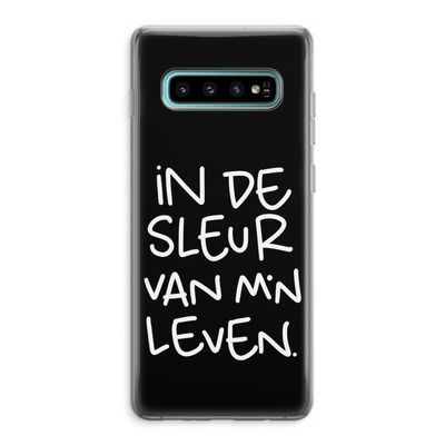 De Sleur: Samsung Galaxy S10 Plus Transparant Hoesje