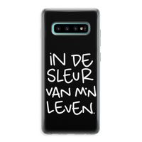 De Sleur: Samsung Galaxy S10 Plus Transparant Hoesje